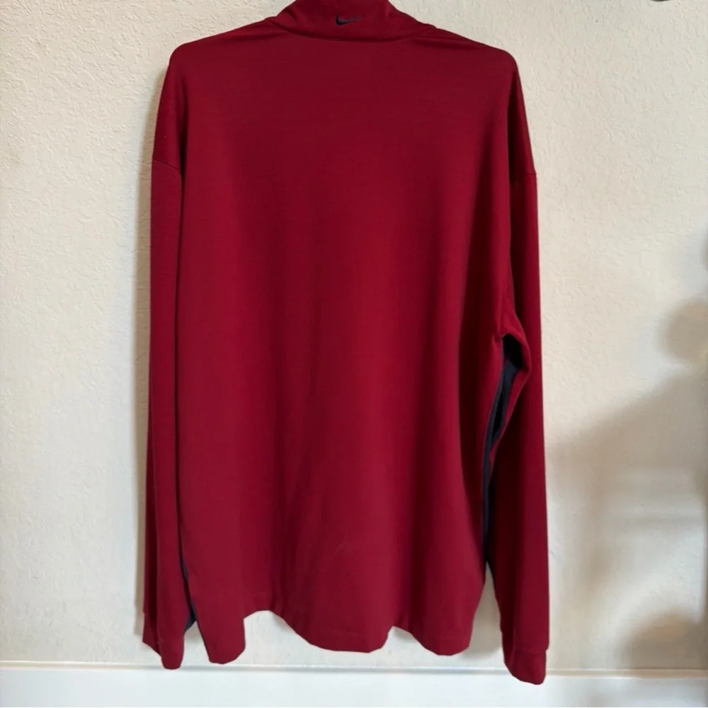 Performance Athletic Heavyweight Big & Tall  Golf Dri-FIT Nike XXL Quarter Zip - Picture 5 of 10